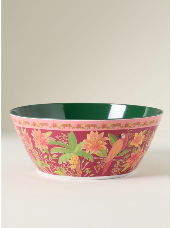 FARM Rio Other - Farm Rio x Anthropologie
Melamine Serving Bowl | Red Berry | Pink + Green | NWT
